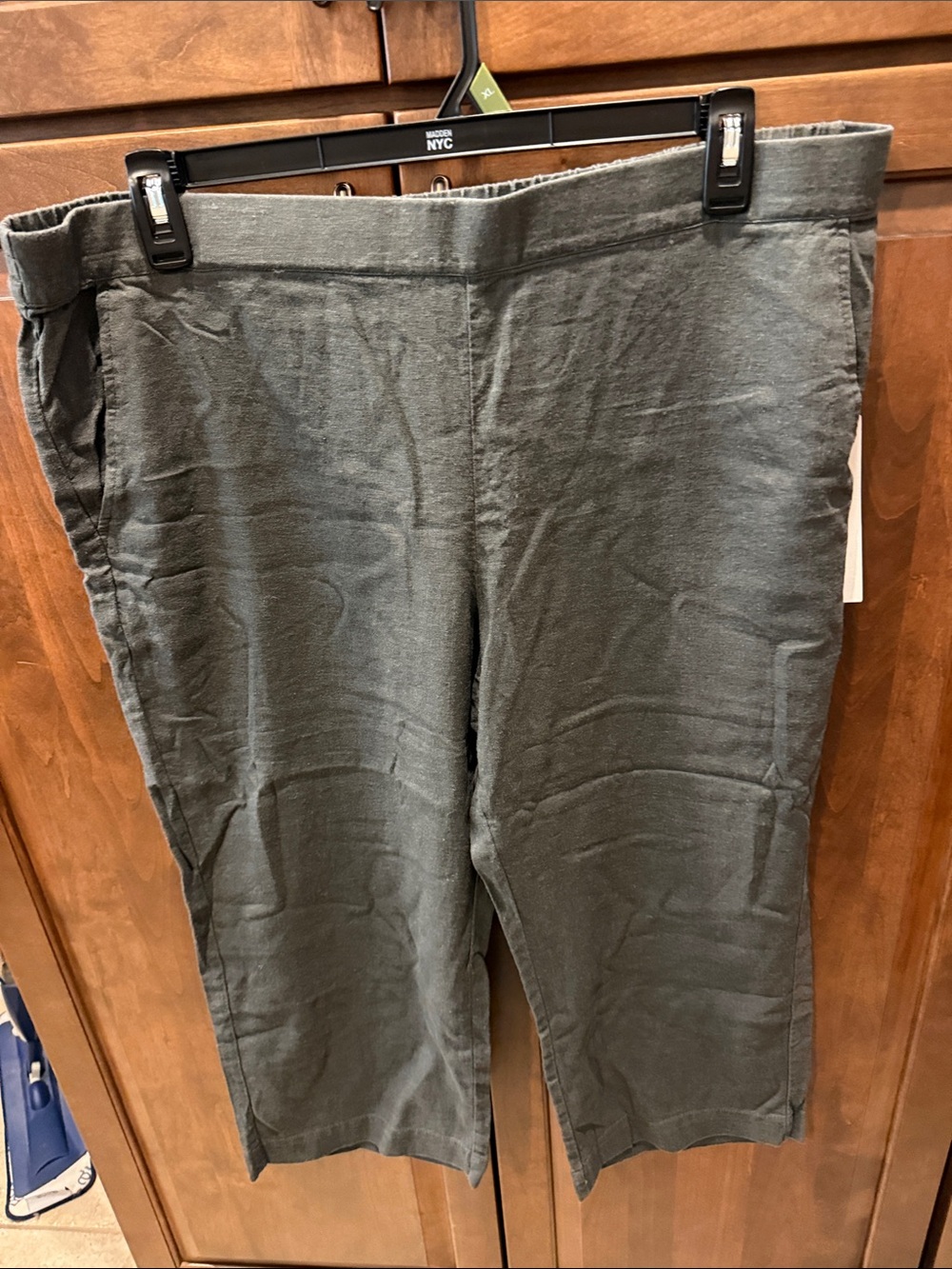 Caslon Olive Cropped Wide Leg Pull-On Pants - NWT